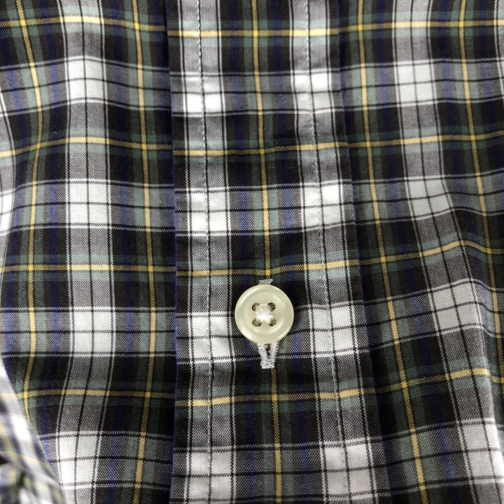 Ralph Lauren long sleeve button down check shirt, men's size L cotton multicolor Vintage Second Hand
