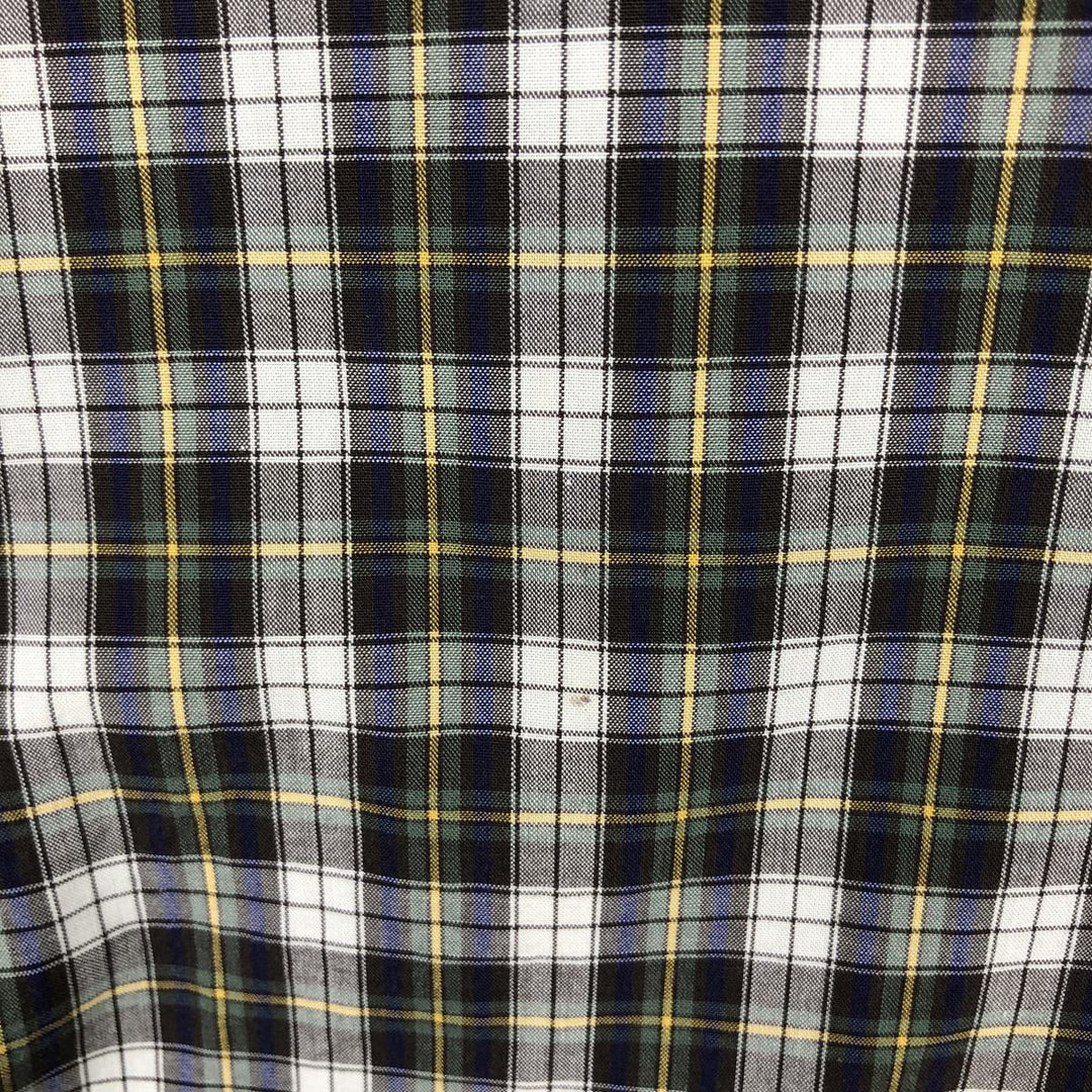 Ralph Lauren long sleeve button down check shirt, men's size L cotton multicolor Vintage Second Hand