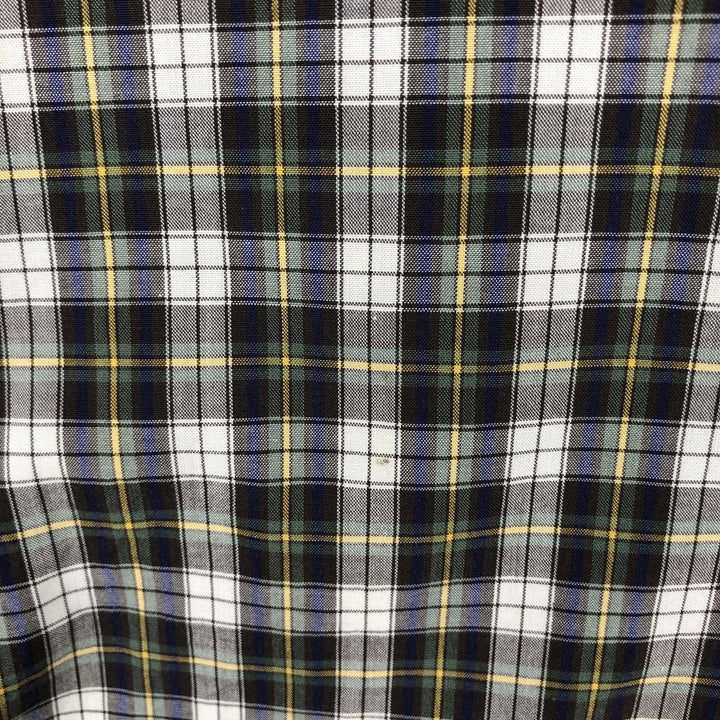 Ralph Lauren long sleeve button down check shirt, men's size L cotton multicolor Vintage Second Hand