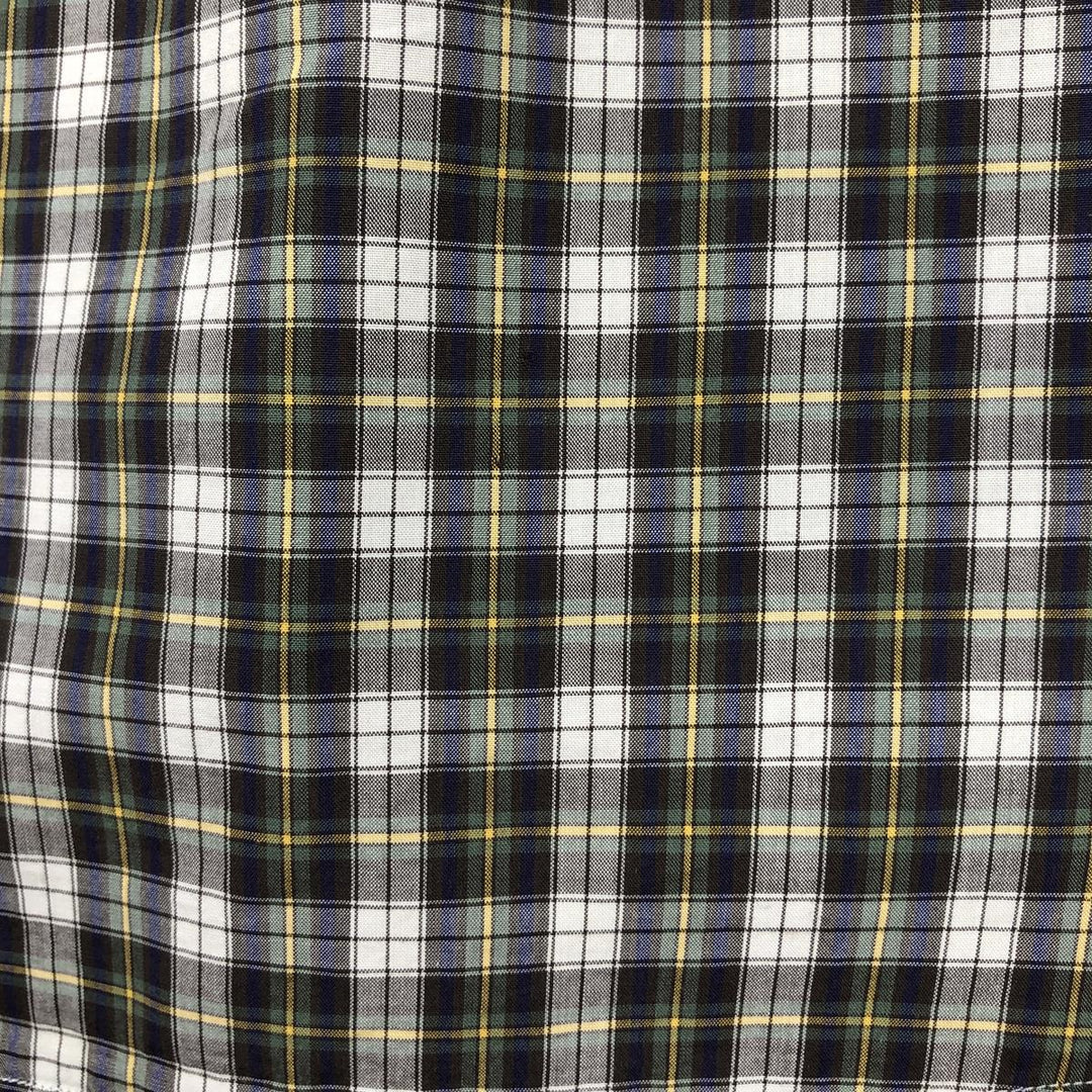 Ralph Lauren long sleeve button down check shirt, men's size L cotton multicolor Vintage Second Hand