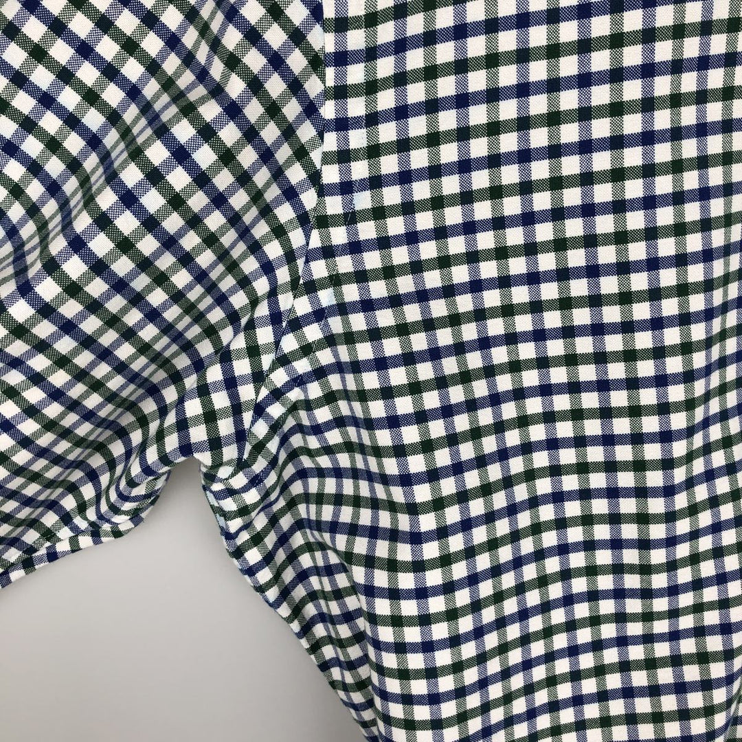 Ralph Lauren long sleeve button down check shirt, men's XL size cotton white type Vintage Second Hand