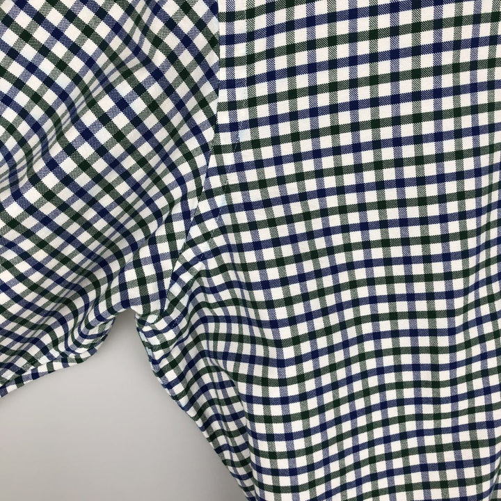 Ralph Lauren long sleeve button down check shirt, men's XL size cotton white type Vintage Second Hand