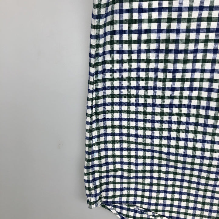 Ralph Lauren long sleeve button down check shirt, men's XL size cotton white type Vintage Second Hand