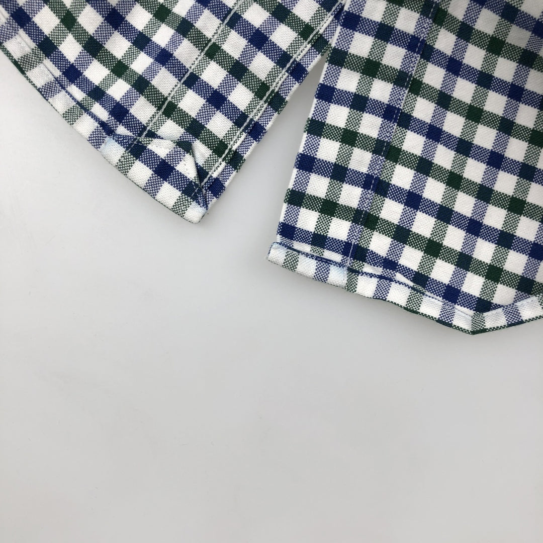 Ralph Lauren long sleeve button down check shirt, men's XL size cotton white type Vintage Second Hand
