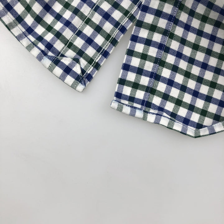 Ralph Lauren long sleeve button down check shirt, men's XL size cotton white type Vintage Second Hand