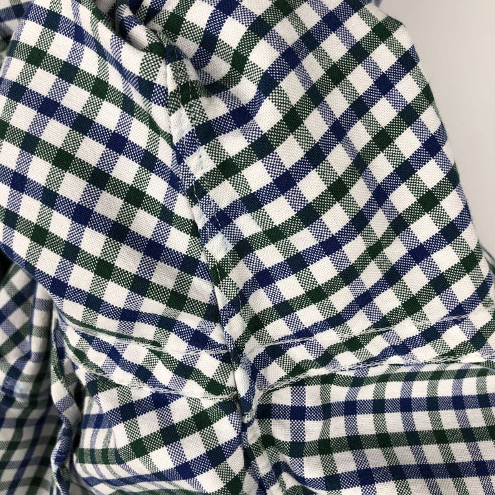 Ralph Lauren long sleeve button down check shirt, men's XL size cotton white type Vintage Second Hand