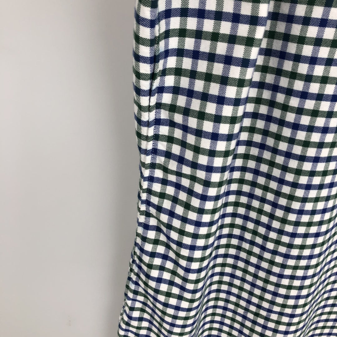 Ralph Lauren long sleeve button down check shirt, men's XL size cotton white type Vintage Second Hand