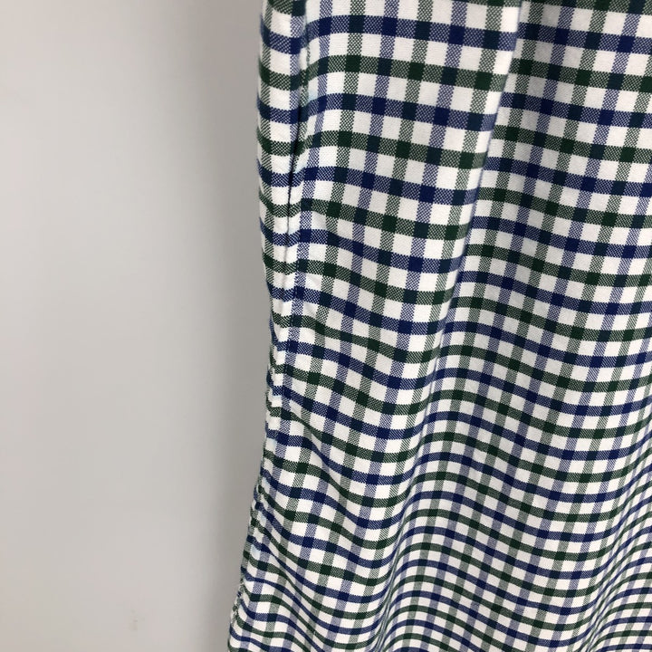 Ralph Lauren long sleeve button down check shirt, men's XL size cotton white type Vintage Second Hand