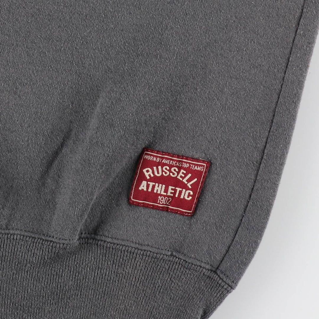 90'S Russell Two-Tone Plain Blank Sweatshirt, Made in USA, Men's Size L (Equivalent), Vintage polyester gray type Vintage Second Hand