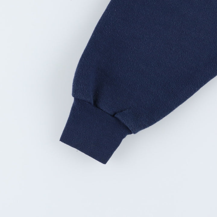 90'S Russell Two-Tone Plain Blank Sweatshirt, Made in USA, Men's Size L (Equivalent), Vintage cotton navy blue type Vintage Second Hand