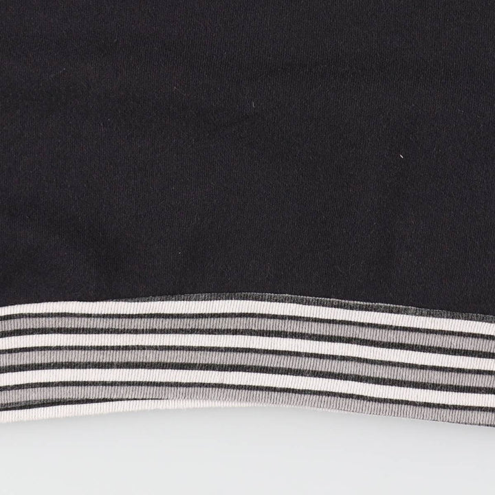 Vintage 80s-90'S printed sweatshirt, made in the USA, men's size XL cotton black type Vintage Second Hand