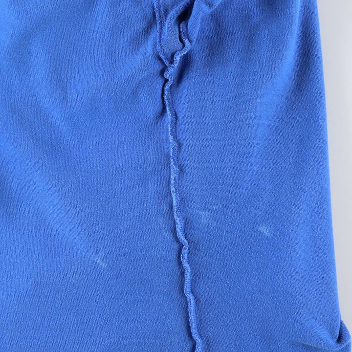 80s-90'S Adidas Trefoil Logo Crazy Pattern Long-Sleeve Rugby Shirt, Men's Size L (Equivalent), Vintage cotton blue type Vintage Second Hand