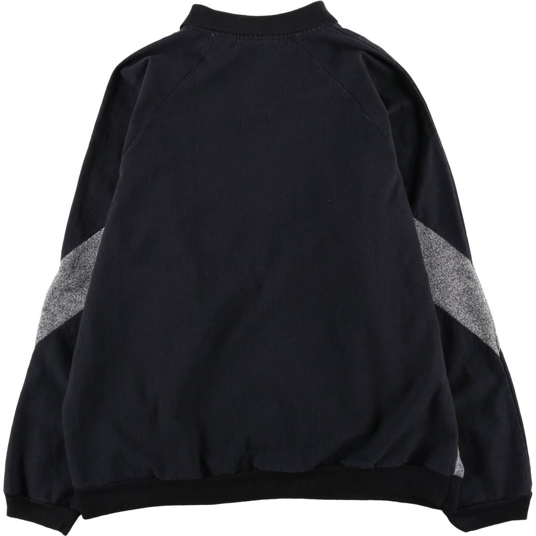 Playboy long-sleeved polo shirt with color blocking, men's size L equivalent. polyester black type Vintage Second Hand