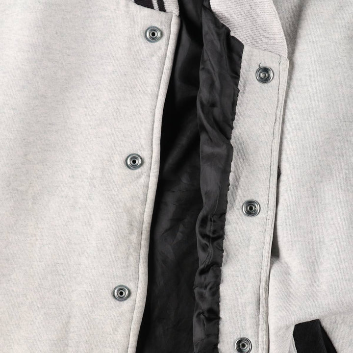 90s-00'S Fruit of the Loom Cocker Spaniel Dog Print Sweatshirt Varsity Jacket (Men's XL equivalent) cotton gray type Vintage Second Hand