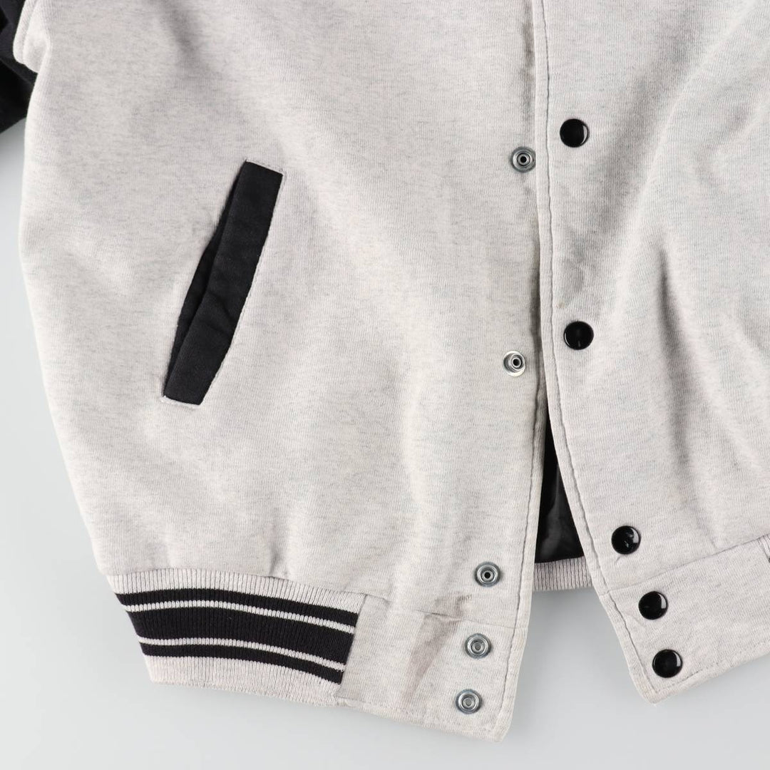 90s-00'S Fruit of the Loom Cocker Spaniel Dog Print Sweatshirt Varsity Jacket (Men's XL equivalent) cotton gray type Vintage Second Hand
