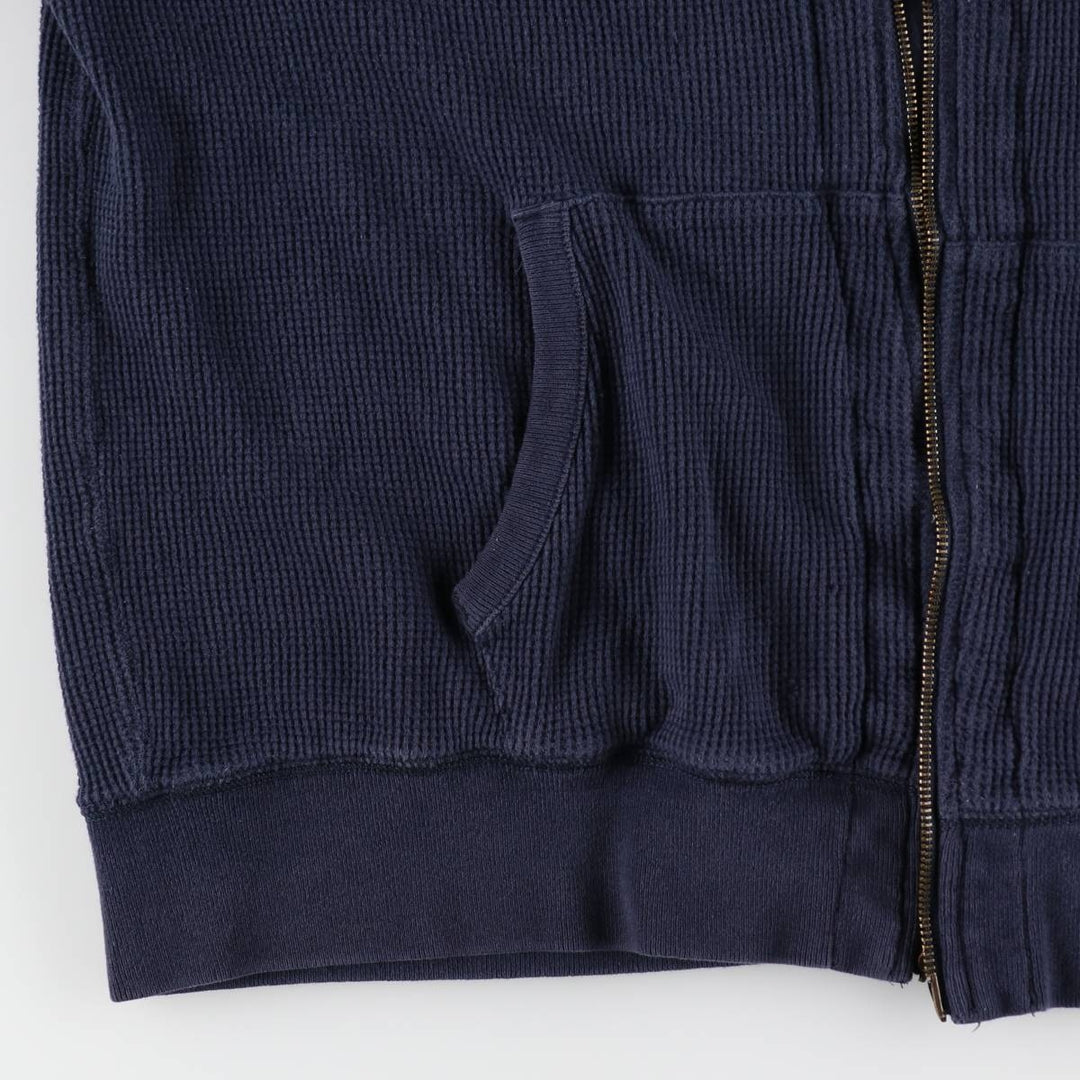 Ralph Lauren POLO by Ralph Lauren Thermal Sweat Full-Zip Hoodie, Men's XL cotton navy blue type Vintage Second Hand
