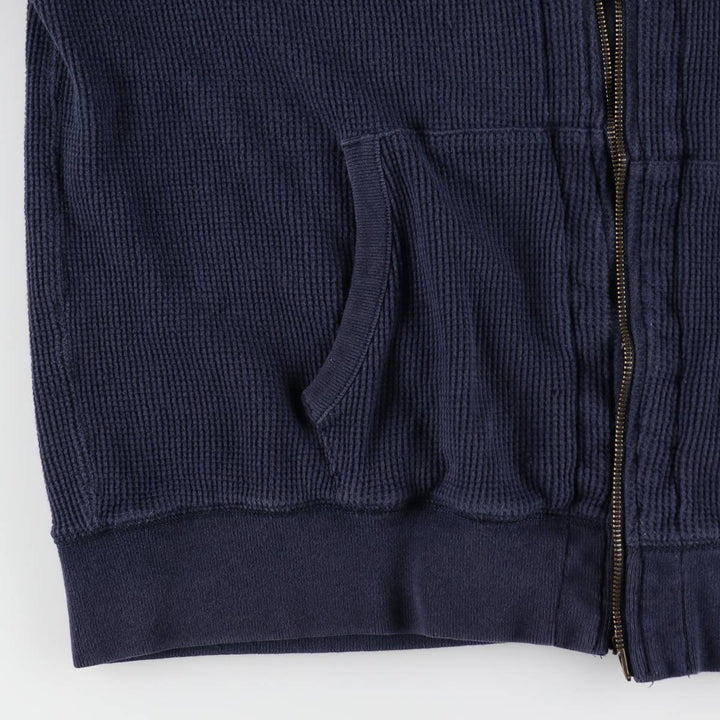 Ralph Lauren POLO by Ralph Lauren Thermal Sweat Full-Zip Hoodie, Men's XL cotton navy blue type Vintage Second Hand