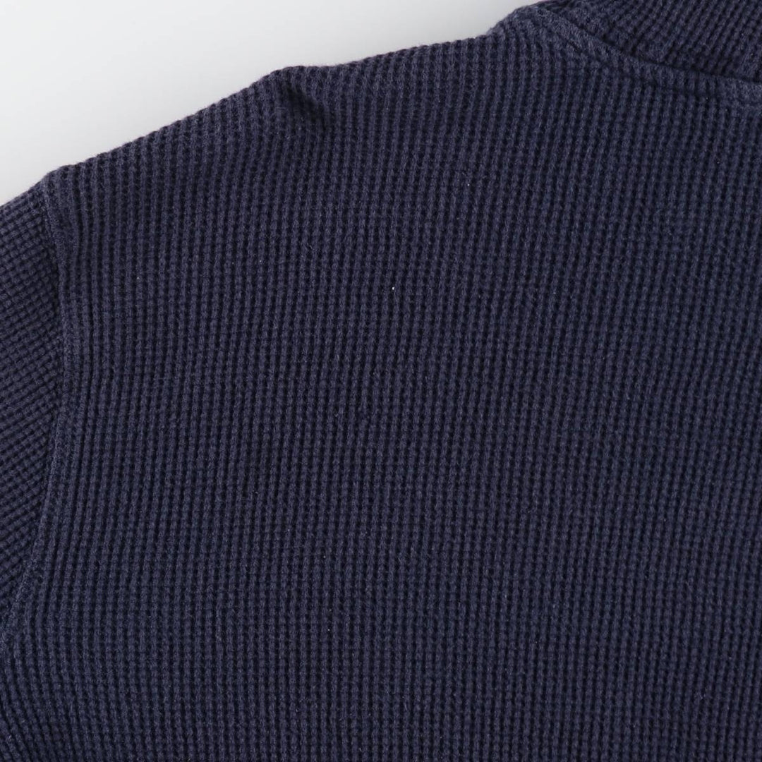 Ralph Lauren POLO by Ralph Lauren Thermal Sweat Full-Zip Hoodie, Men's XL cotton navy blue type Vintage Second Hand