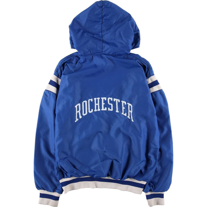 1990'S Russell Double-Faced Anorak Parka, Made in USA, Men's Size L (Equivalent), Vintage Nylon blue type Vintage Second Hand
