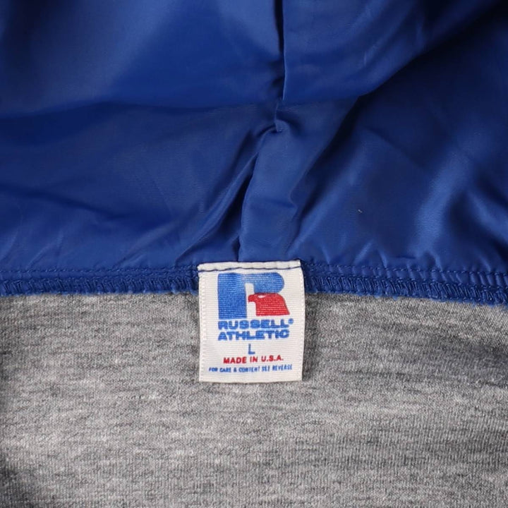 1990'S Russell Double-Faced Anorak Parka, Made in USA, Men's Size L (Equivalent), Vintage Nylon blue type Vintage Second Hand