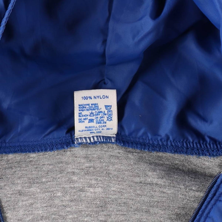 1990'S Russell Double-Faced Anorak Parka, Made in USA, Men's Size L (Equivalent), Vintage Nylon blue type Vintage Second Hand