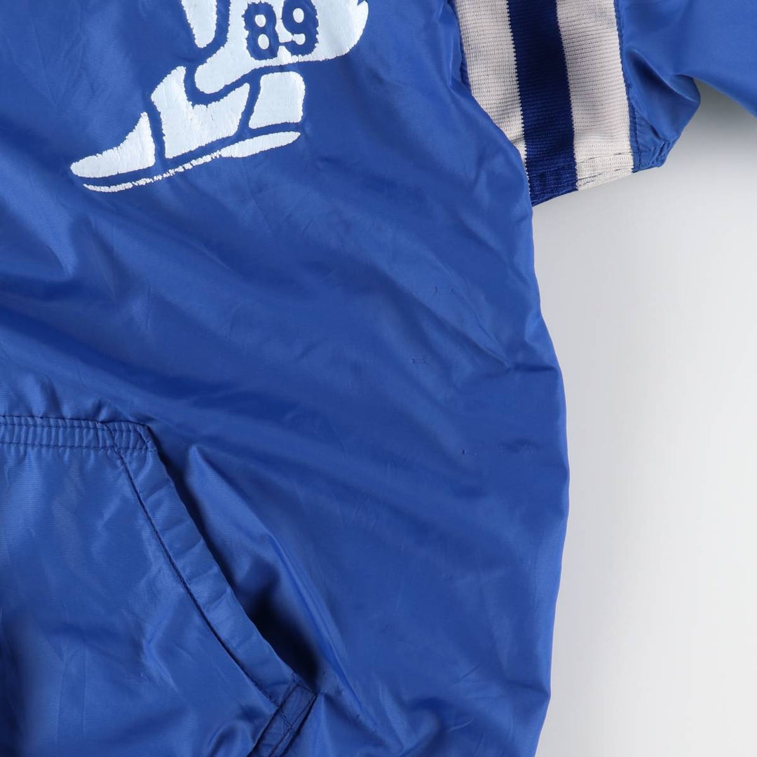1990'S Russell Double-Faced Anorak Parka, Made in USA, Men's Size L (Equivalent), Vintage Nylon blue type Vintage Second Hand