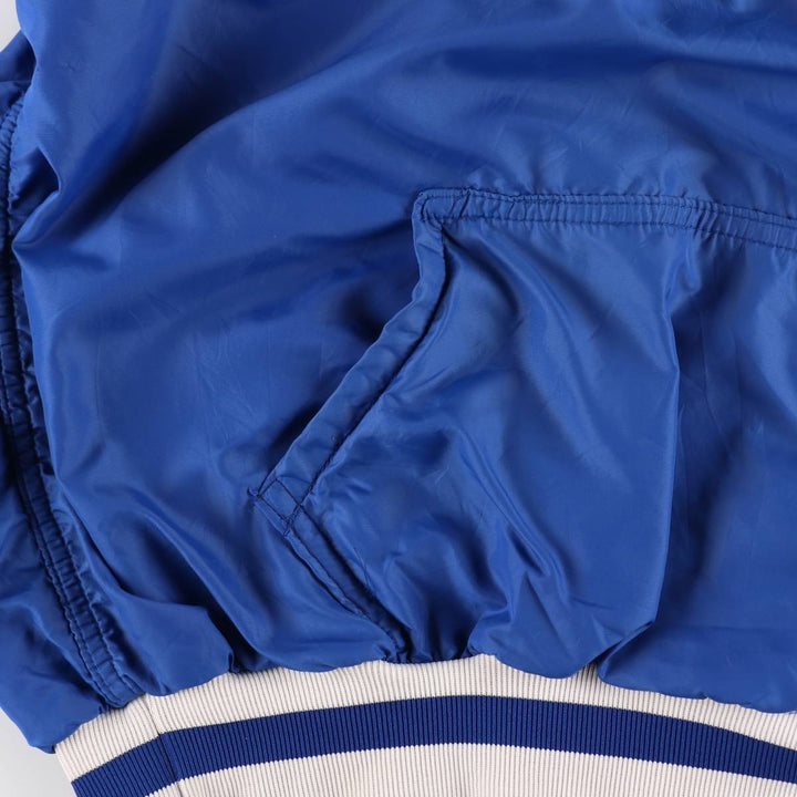 1990'S Russell Double-Faced Anorak Parka, Made in USA, Men's Size L (Equivalent), Vintage Nylon blue type Vintage Second Hand