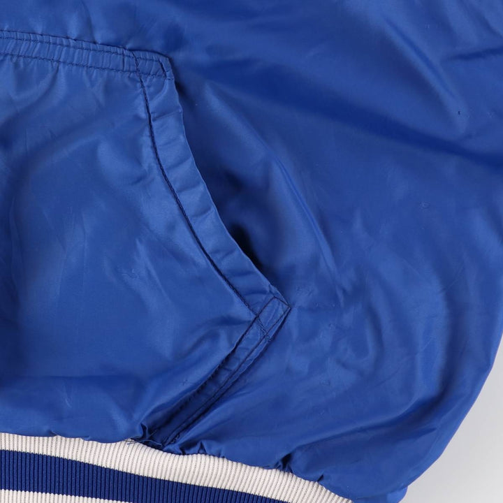 1990'S Russell Double-Faced Anorak Parka, Made in USA, Men's Size L (Equivalent), Vintage Nylon blue type Vintage Second Hand