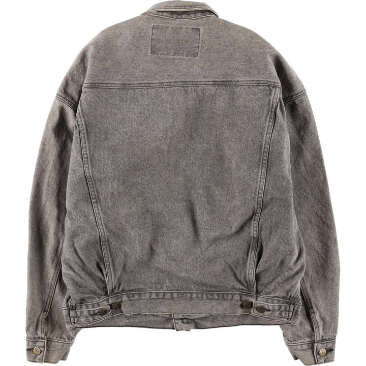 90'S Guess BY GEORGES MARCIANO denim jacket, made in the USA, men's size L, vintage cotton gray type Vintage Second Hand