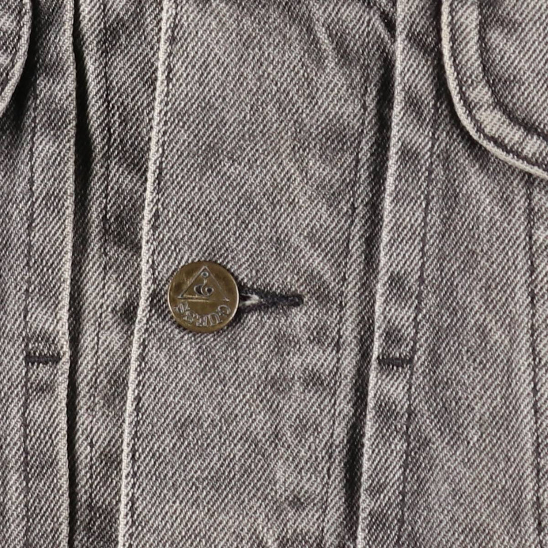 90'S Guess BY GEORGES MARCIANO denim jacket, made in the USA, men's size L, vintage cotton gray type Vintage Second Hand