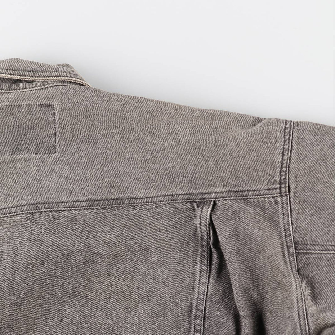 90'S Guess BY GEORGES MARCIANO denim jacket, made in the USA, men's size L, vintage cotton gray type Vintage Second Hand