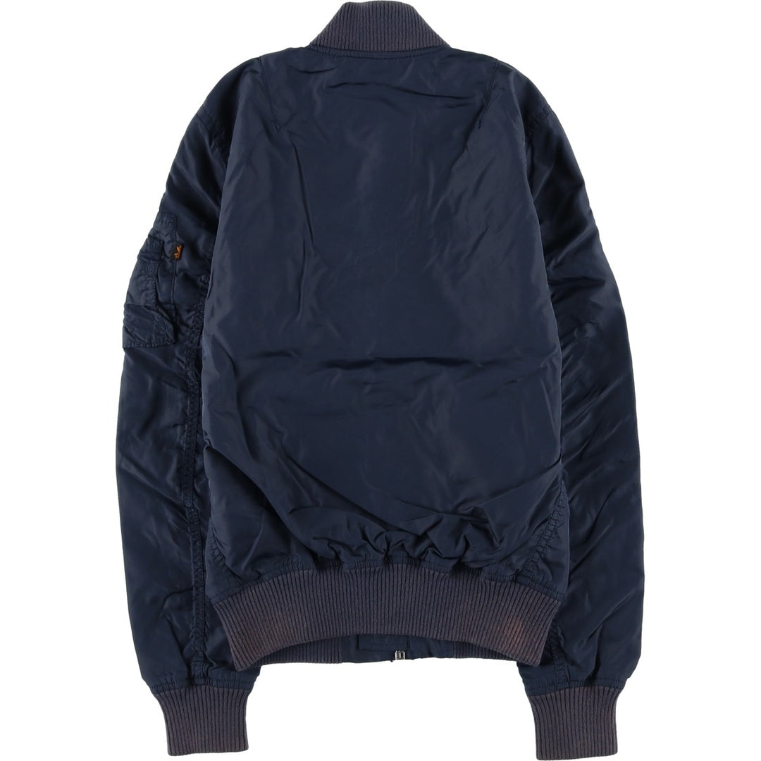 Civilian Alpha ALPHA Military Flight Jacket, Women's Size S (equivalent) Nylon navy blue type Vintage Second Hand