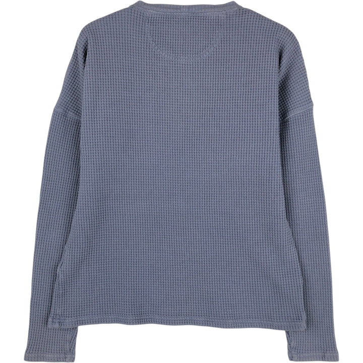 Carhartt Relaxed Fit Thermal Long-Sleeve T-Shirt, Waffle Pattern, Women's Size XS (equivalent) cotton blue type Vintage Second Hand