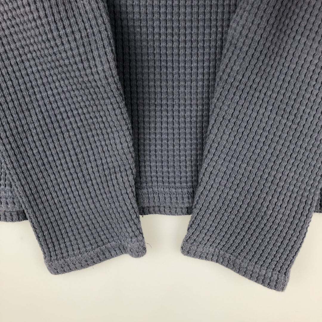 Carhartt Relaxed Fit Thermal Long-Sleeve T-Shirt, Waffle Pattern, Women's Size XS (equivalent) cotton blue type Vintage Second Hand