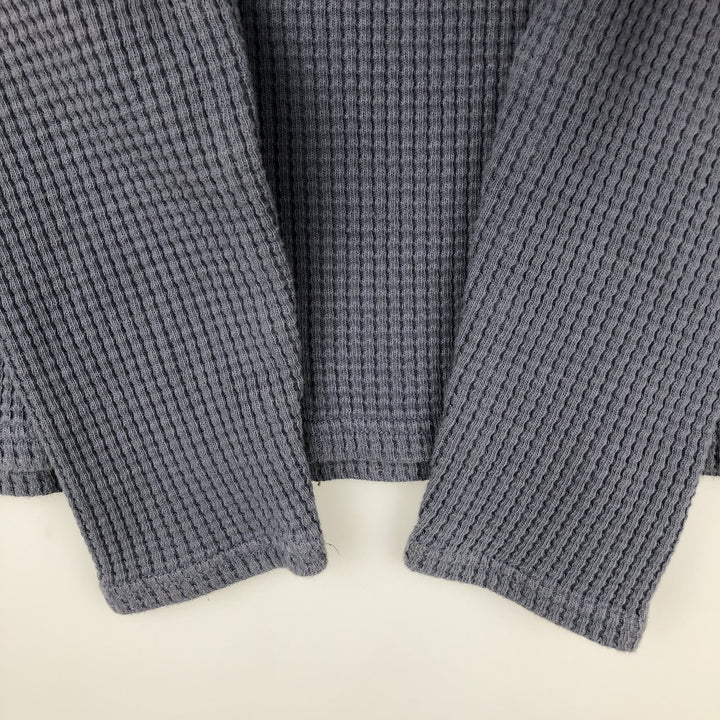 Carhartt Relaxed Fit Thermal Long-Sleeve T-Shirt, Waffle Pattern, Women's Size XS (equivalent) cotton blue type Vintage Second Hand