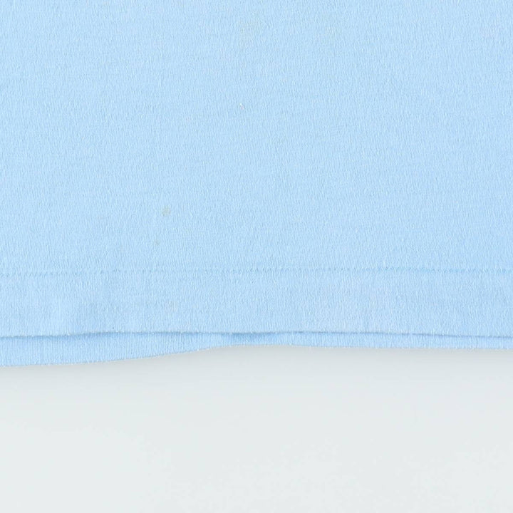 80'S Screen Stars Long-Sleeve T-Shirt, Made in USA, Women's Size M (Equivalent), Vintage cotton Blue type light blue Vintage Second Hand