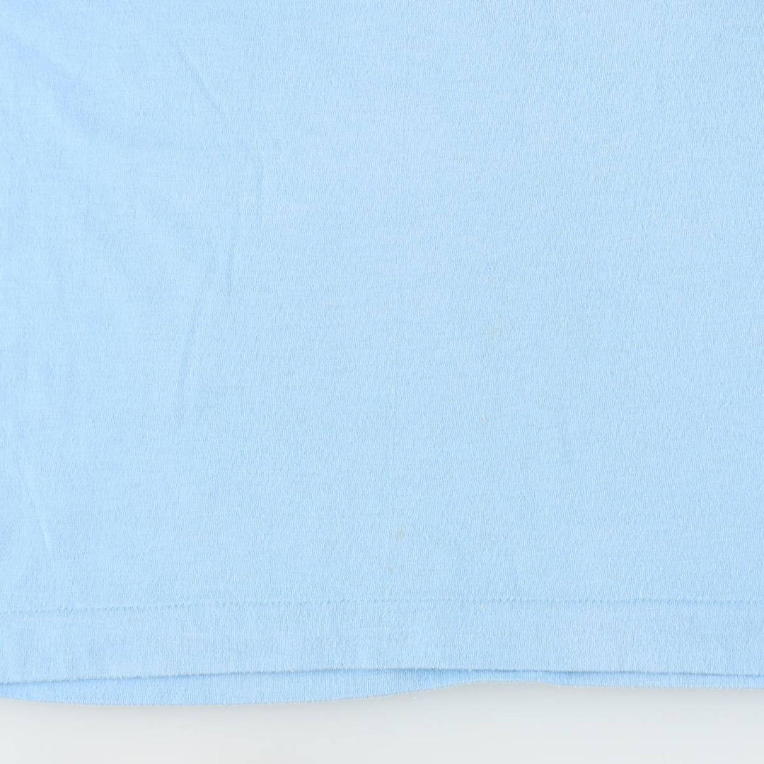 80'S Screen Stars Long-Sleeve T-Shirt, Made in USA, Women's Size M (Equivalent), Vintage cotton Blue type light blue Vintage Second Hand