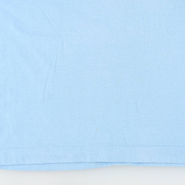 80'S Screen Stars Long-Sleeve T-Shirt, Made in USA, Women's Size M (Equivalent), Vintage cotton Blue type light blue Vintage Second Hand