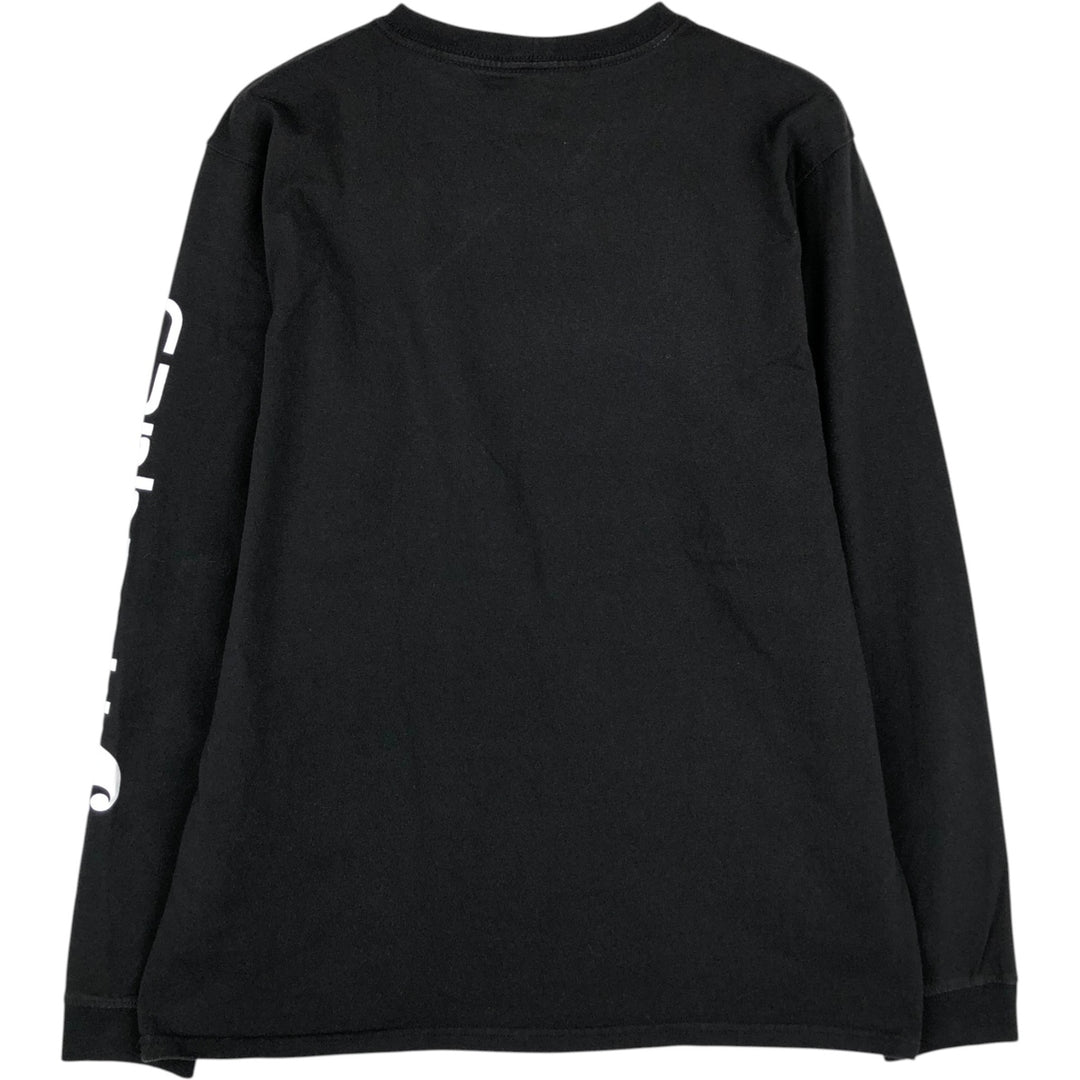 Carhartt ORIGINAL FIT Long-Sleeve T-Shirt (Women's Size M) cotton black type Vintage Second Hand