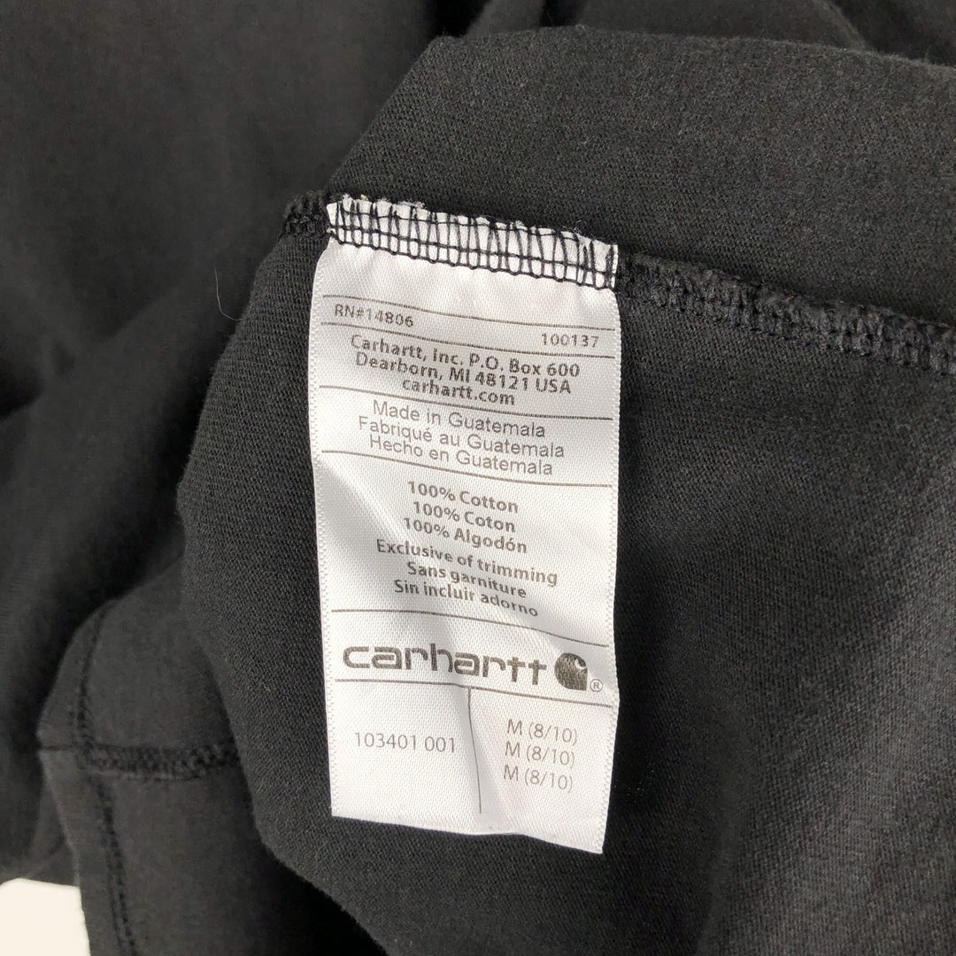 Carhartt ORIGINAL FIT Long-Sleeve T-Shirt (Women's Size M) cotton black type Vintage Second Hand