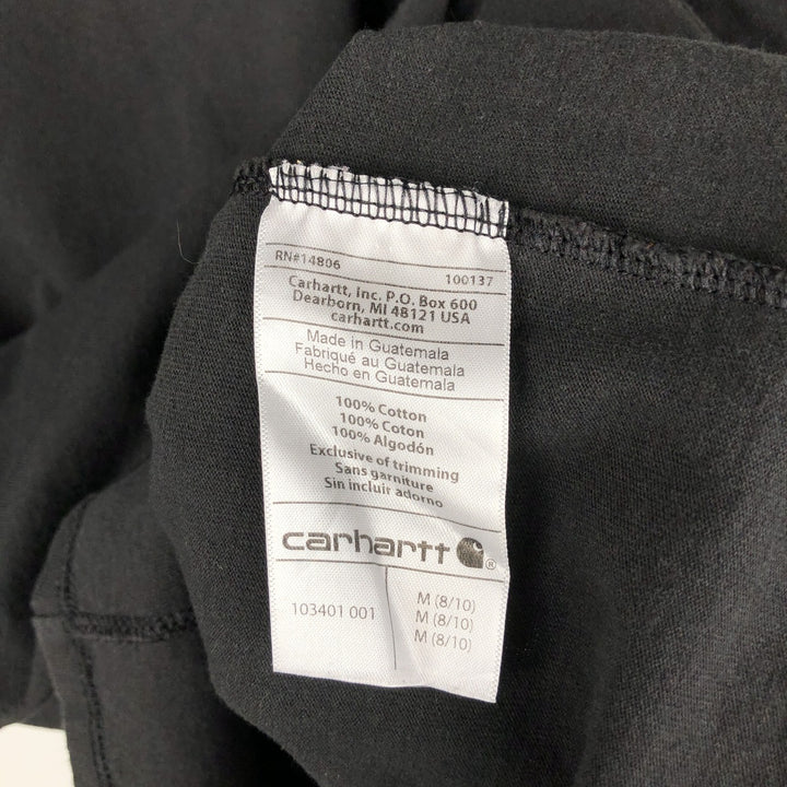 Carhartt ORIGINAL FIT Long-Sleeve T-Shirt (Women's Size M) cotton black type Vintage Second Hand