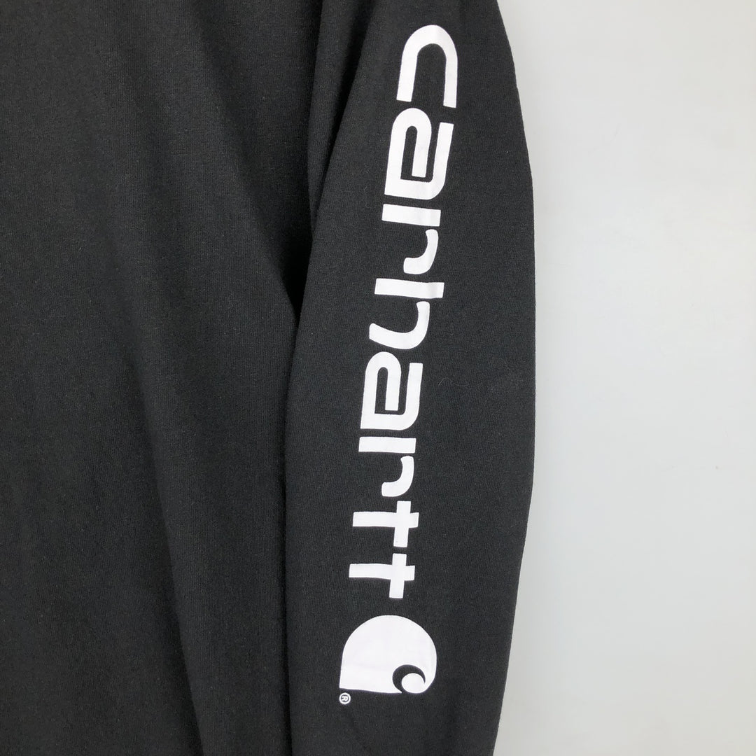 Carhartt ORIGINAL FIT Long-Sleeve T-Shirt (Women's Size M) cotton black type Vintage Second Hand