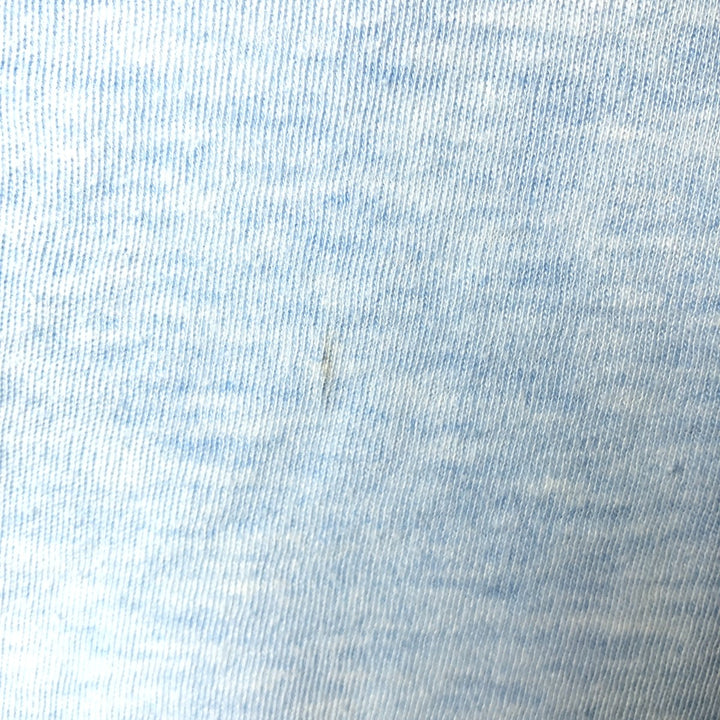 Abanderado plain t-shirt, men's size L equivalent, vintage. acrylic Blue type light blue Vintage Second Hand