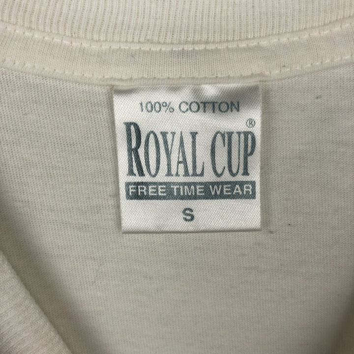 ROYAL CUP I RAGAZZI ITALIANI Band T-shirt (Women's Size S) cotton white type Vintage Second Hand