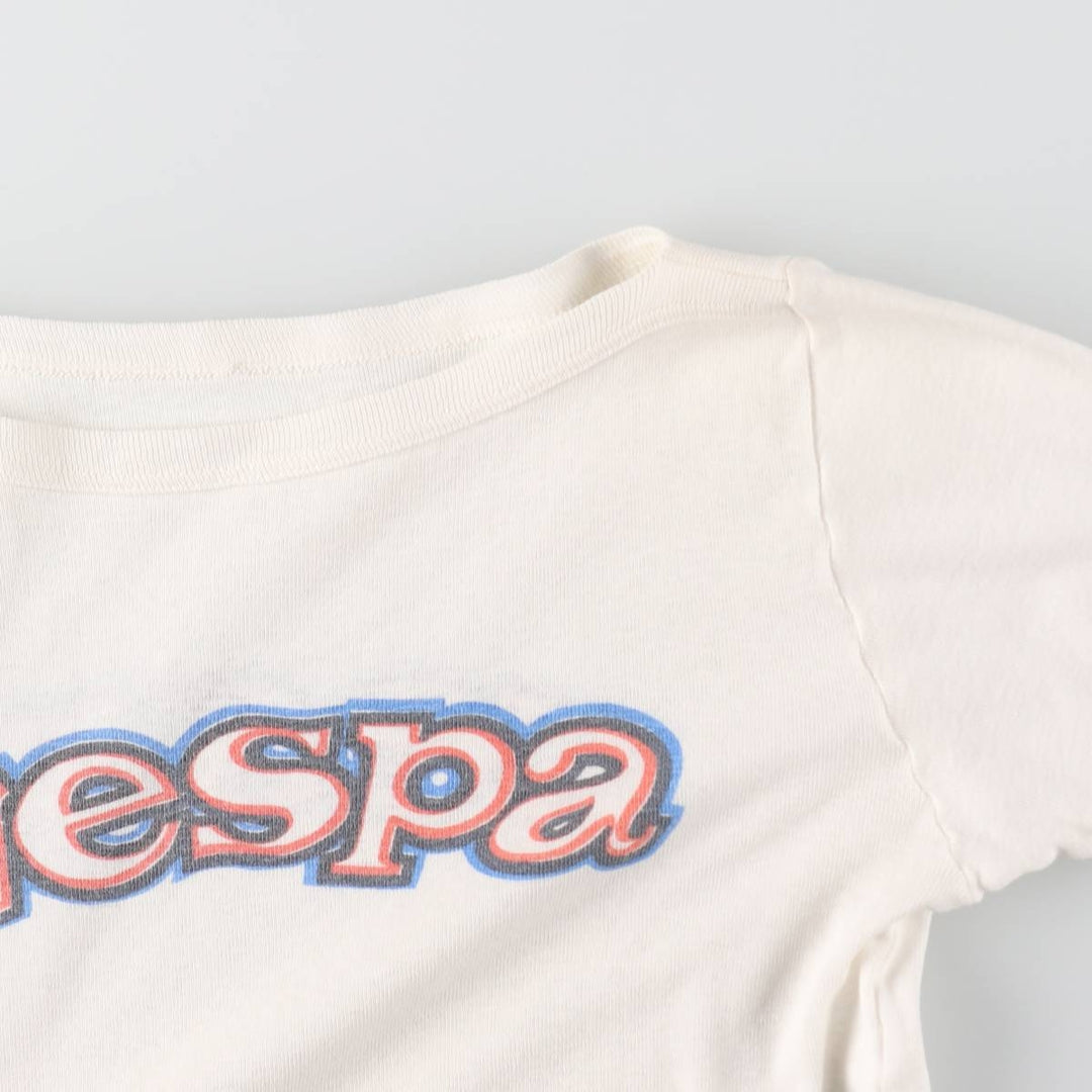 Vespa advertising T-shirt, women's size S (approx.), vintage. unclear white type Vintage Second Hand