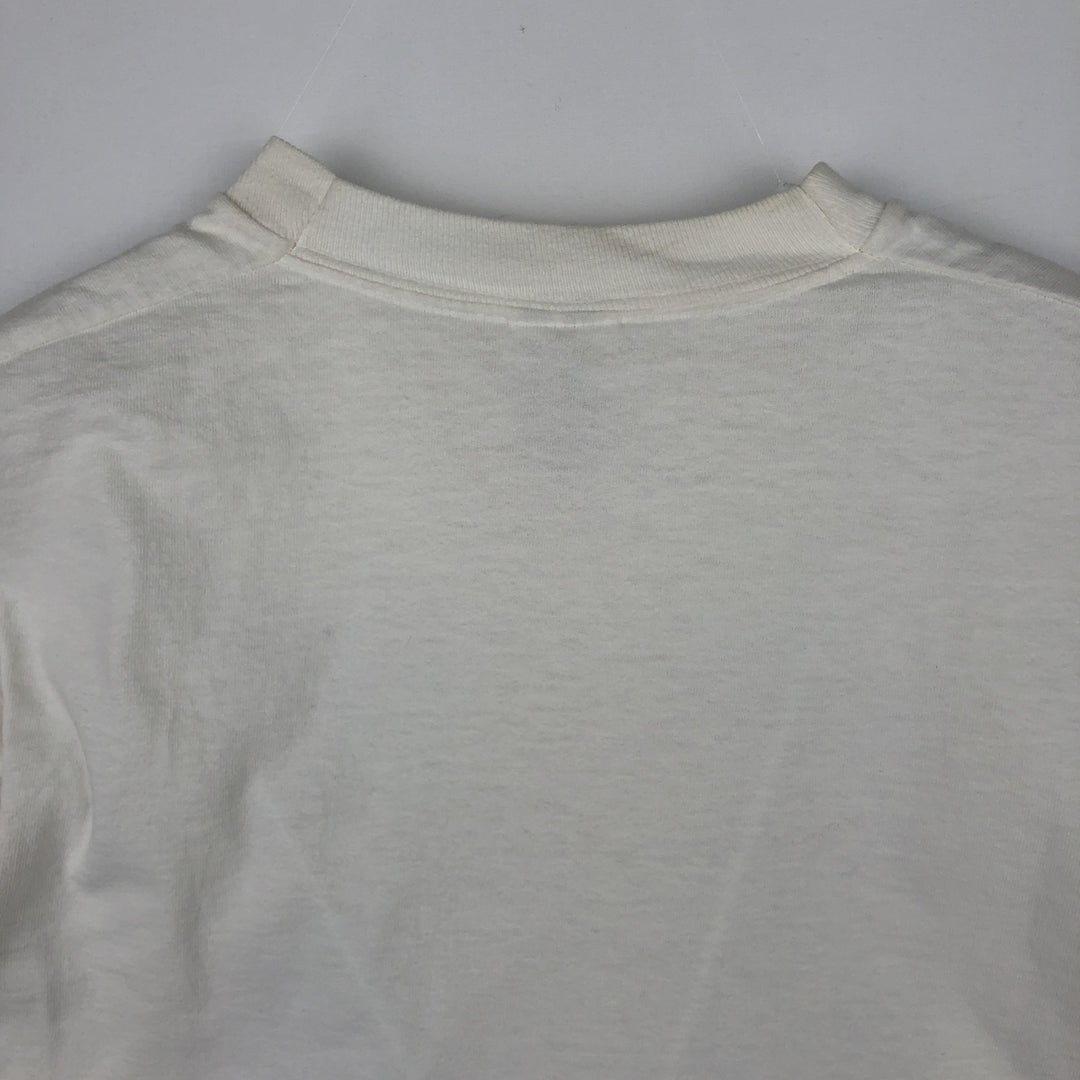 2000'S Fruit of the Loom printed T-shirt, women's size S (approx.) cotton white type Vintage Second Hand