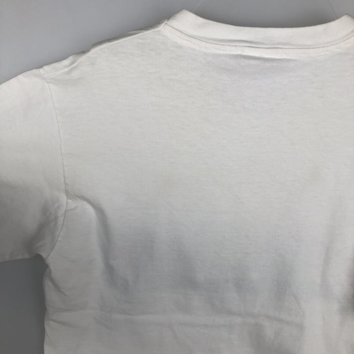 90'S Hanes BEEFY-T Floral Print T-Shirt, Women's Size M (approx.), Vintage cotton white type Vintage Second Hand