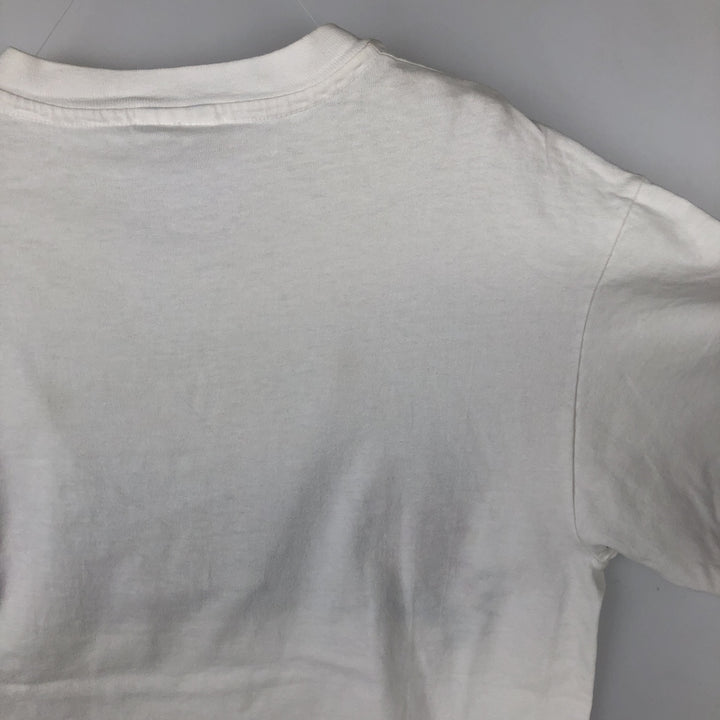 90'S Hanes BEEFY-T Floral Print T-Shirt, Women's Size M (approx.), Vintage cotton white type Vintage Second Hand
