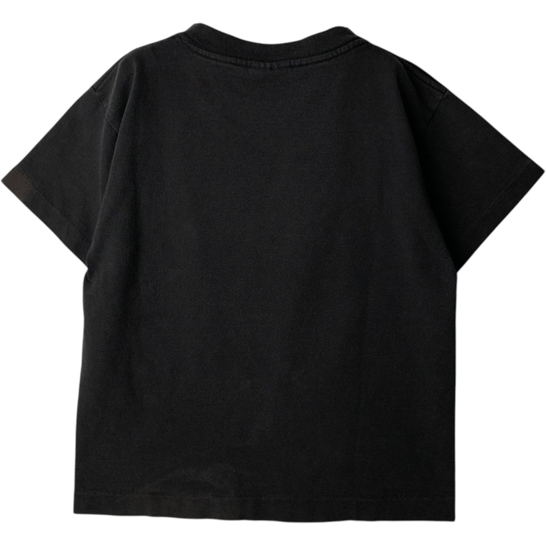 90'S ALORE Horse Print Animal T-Shirt, Made in USA, Women's Size S (Equivalent), Vintage cotton black type Vintage Second Hand