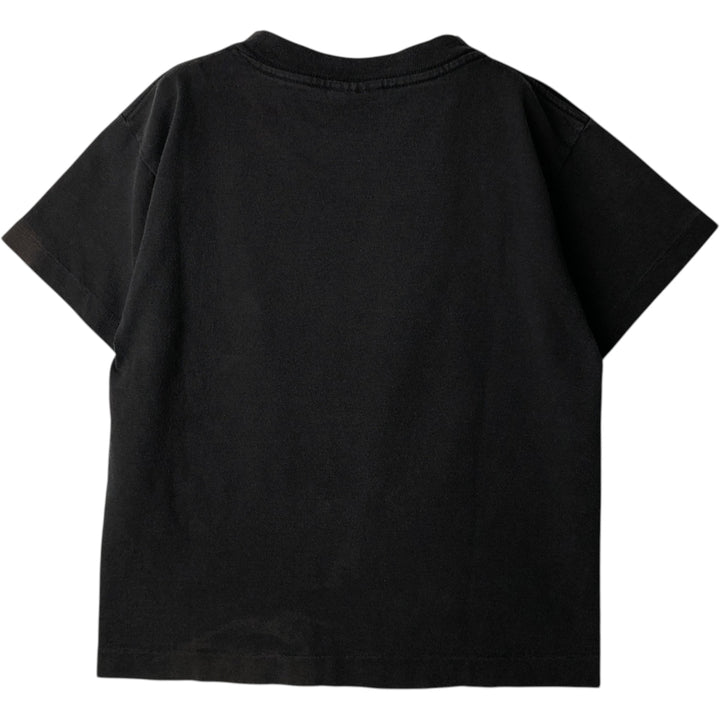 90'S ALORE Horse Print Animal T-Shirt, Made in USA, Women's Size S (Equivalent), Vintage cotton black type Vintage Second Hand